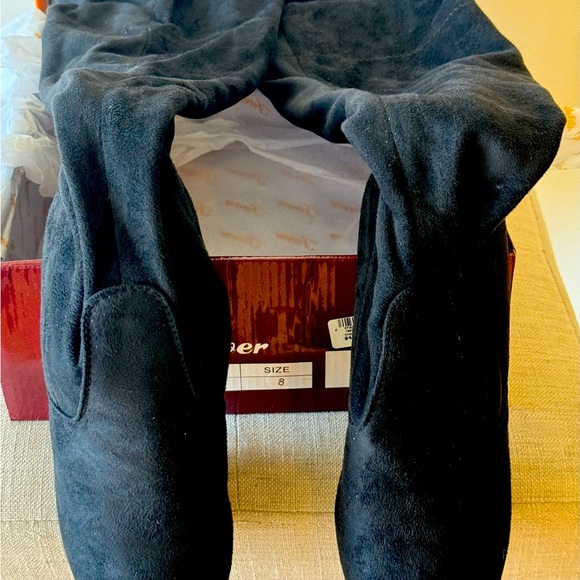 NEW Dasia-H1 Women's Fashion Over The Knee Stretchy Snug Drawstring Boot Size 8 - Picture 3 of 14